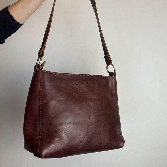 Portland Leather Goods Brown Shoulder Bag - Picture 1 of 6